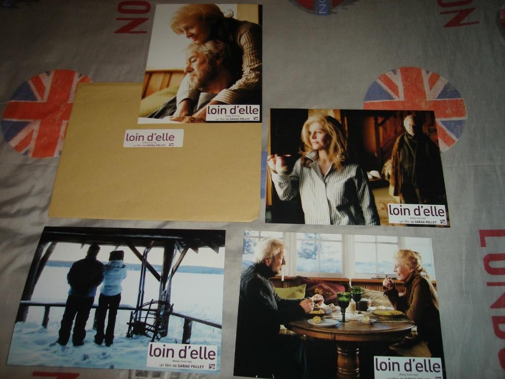AWAY   FROM   HER      lobbycard set., Verzenden, Nieuw, A4 of kleiner, Film en Tv