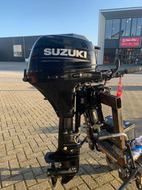 Suzuki 20 pk 4-takt lang met elektrische start & powertrim!, Ophalen, 10 tot 30 pk, Zo goed als nieuw, Viertaktmotor