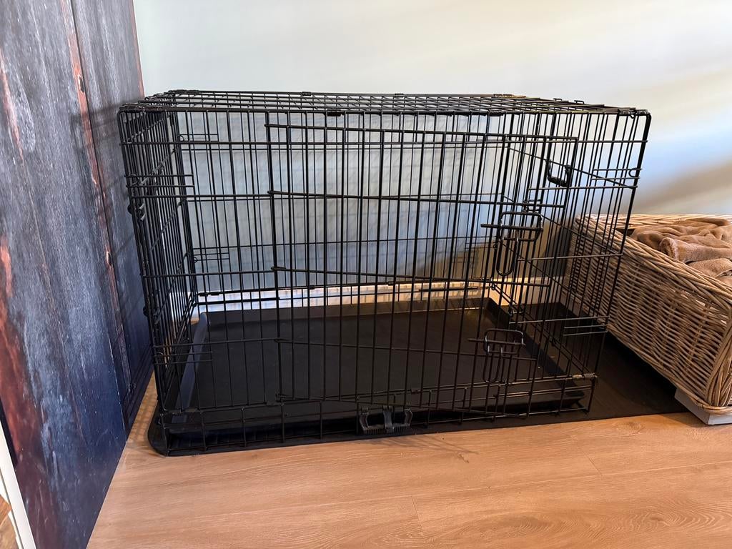 Honden bench (premium draadstaal), Dieren en Toebehoren, Hondenbenches, Zo goed als nieuw, Ophalen