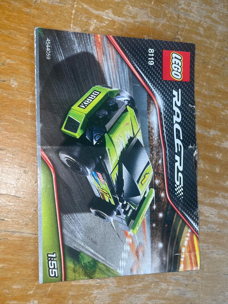 LEGO thunder races compleet (set 8119) met boekje, Gebruikt, Verzenden, Lego, Compleet