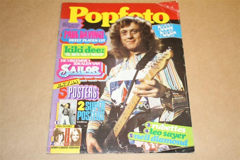 Popfoto - Januari 1975, Boeken, Ophalen of Verzenden, Gelezen, Muziek, Film of Tv