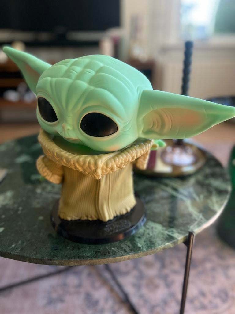 Grote baby yoda funko pop, Ophalen of Verzenden, Zo goed als nieuw