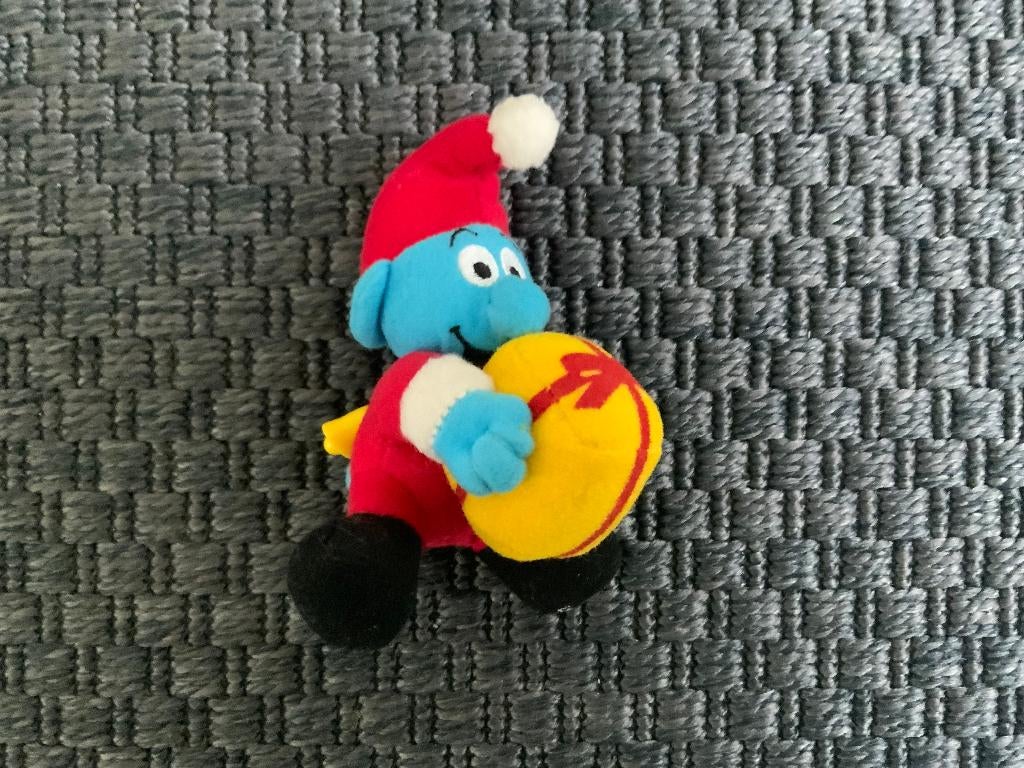 Vintage 2000 McDonalds Toy Smurf Pluche knuffel pop, Ophalen of Verzenden, Zo goed als nieuw, Verschillende Smurfen, Poppetje, Figuurtje of Knuffel