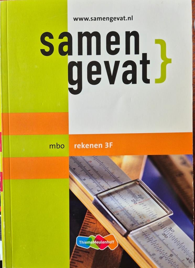 Samengevat mbo rekenen 3F, Boeken, Ophalen of Verzenden, Beta, Zo goed als nieuw, MBO