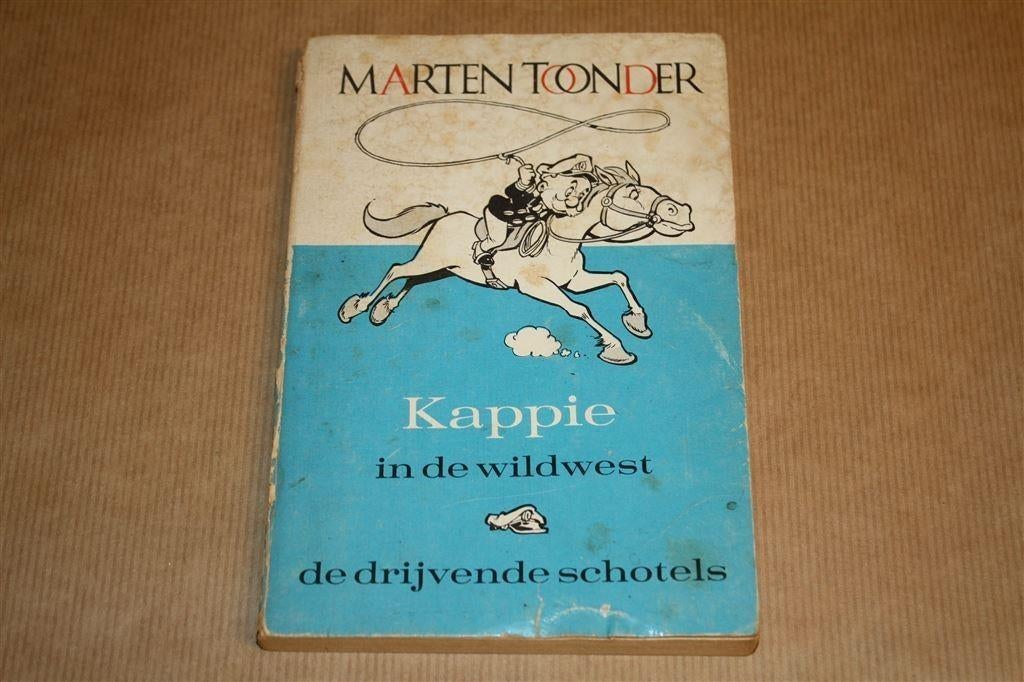Marten Toonder. Kappie in Wildwest & Drijvende schotels., Eén stripboek, Ophalen of Verzenden, Gelezen