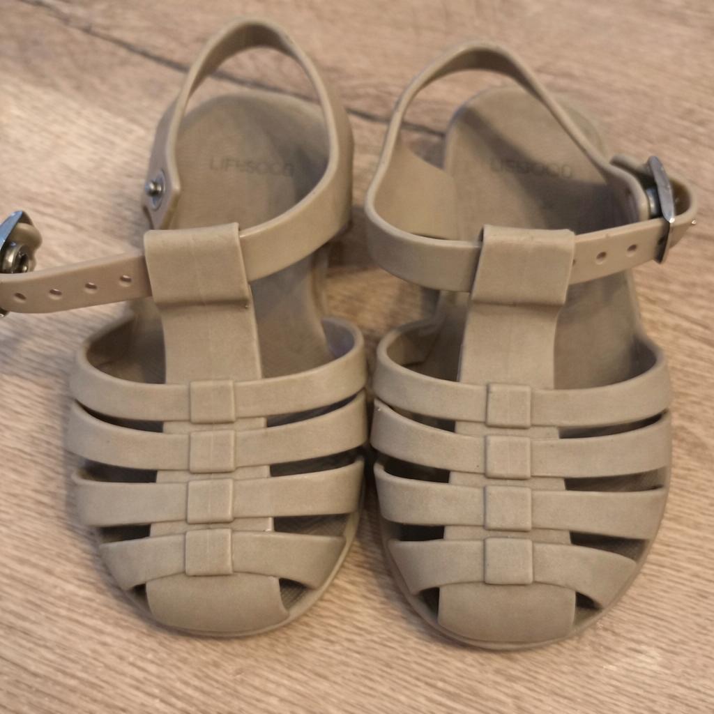 Liewood Bre Sandal - Maat 22 - Beige/Khaki, Ophalen of Verzenden, Gebruikt, Jongen of Meisje, Schoenen