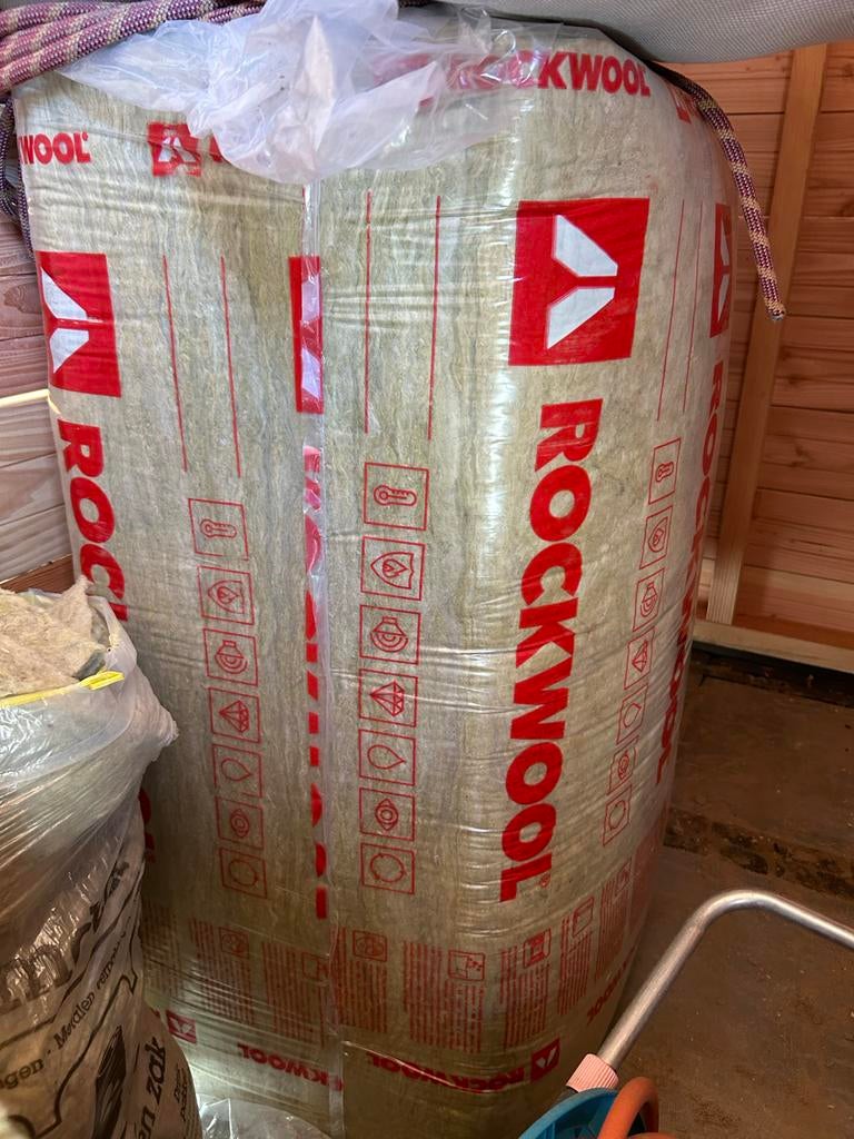 Rockwool steenwol isolatie (nieuw), Ophalen, 12 cm of meer, Nieuw, Steenwol
