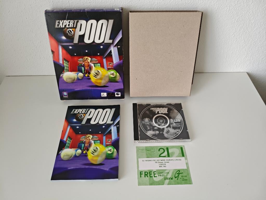 Expert Pool Big Box PC Game Spel, 1 speler, Ophalen of Verzenden, Gebruikt, Vanaf 3 jaar