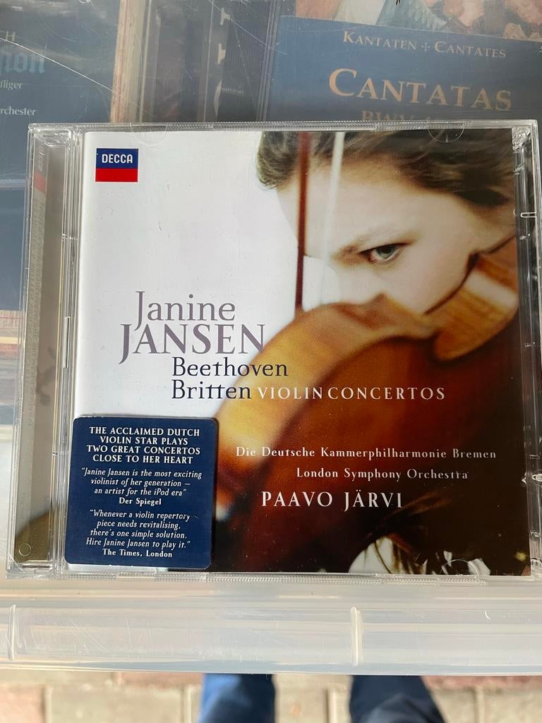 Janine Jansen - Beethoven & Britten Vioolconcerten CD/DVD, Ophalen of Verzenden, Romantiek, Zo goed als nieuw, Orkest of Ballet