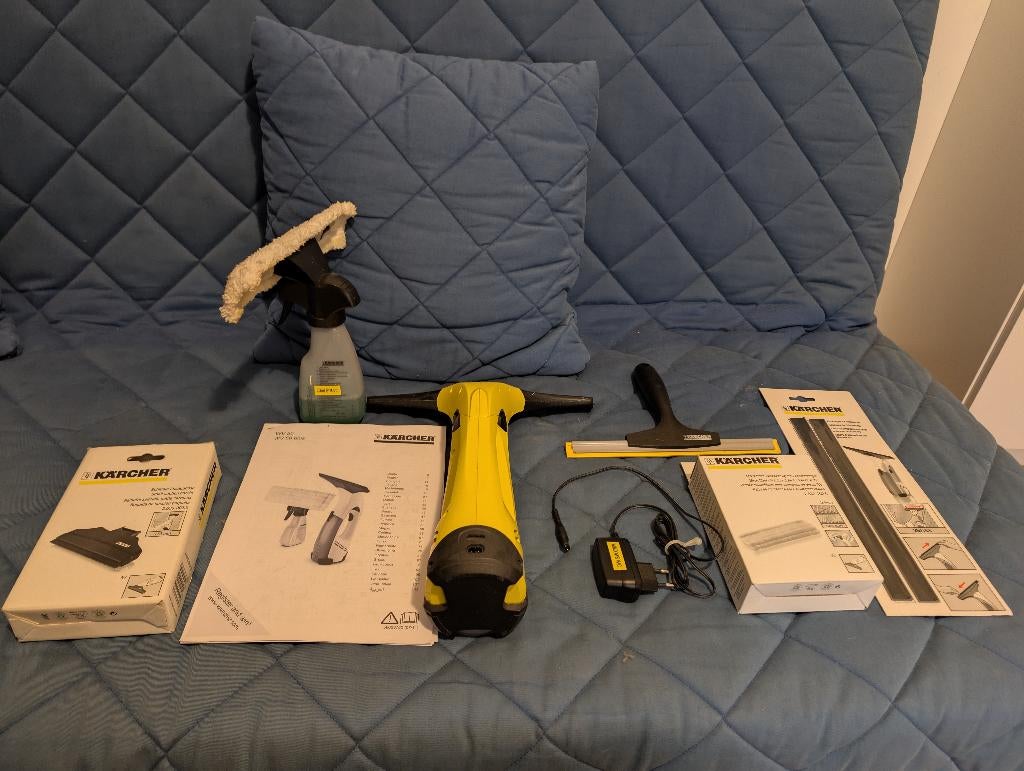 Kärcher WindowVac cleaner inclusief accessoires, Ophalen, Raamwisser of Trekker