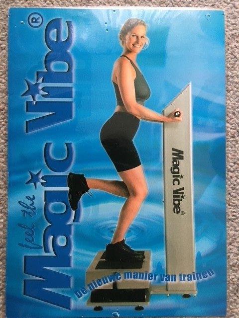 professionle trilplaat  Magic Vibe  fitness kracht  afvallen, Ophalen, Benen, Trilplaat, Zo goed als nieuw