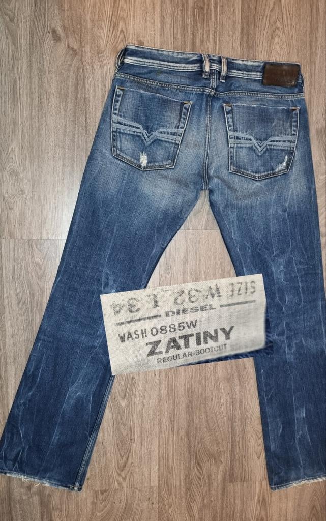 Diesel ZATINY W32 L34 * 32x34 #Vintage #Bootcut #y2k #D2381, Kleding | Heren, DIESEL, Diesel, Blauw, W32 (confectie 46) of kleiner