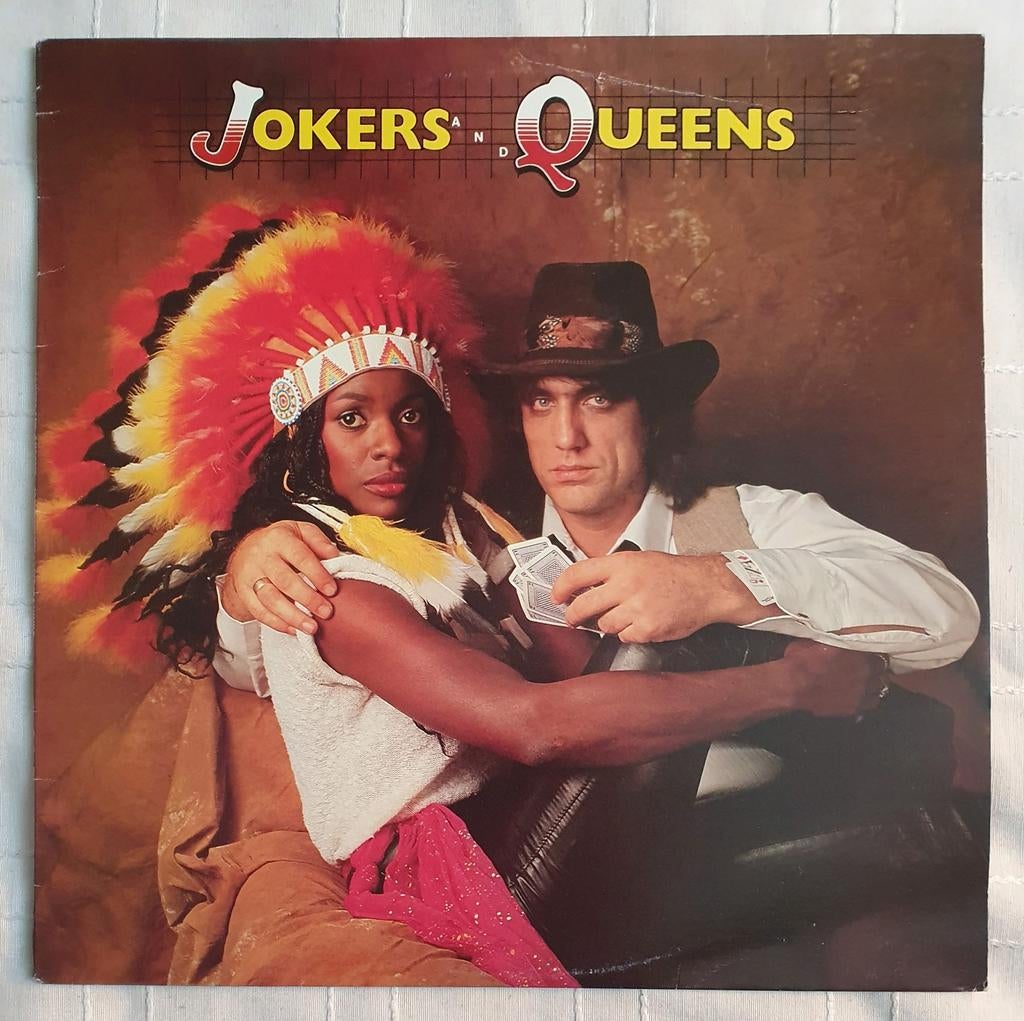 LP Jon English & Marcia Hines - Jokers and queens - 1982, Verzenden, Zo goed als nieuw, R&B, 1980 tot 2000