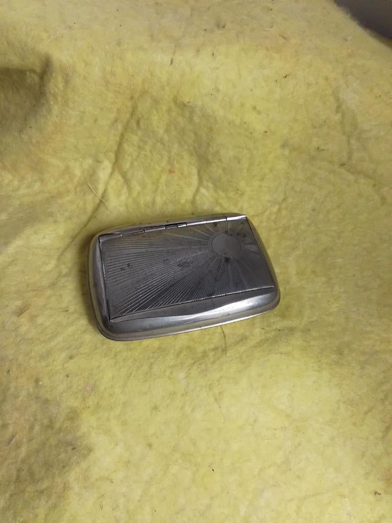 3186) mooie oude shag doosje 9x6x2 cm, Verzamelen, Rookartikelen, Aanstekers en Luciferdoosjes, Ophalen of Verzenden