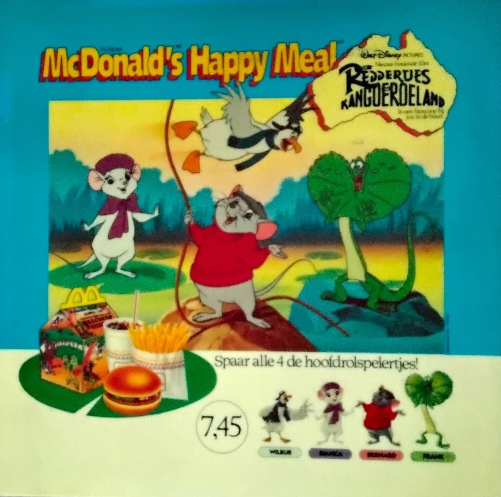 McDonalds lichtbakreclame 55x55cm, Ophalen of Verzenden