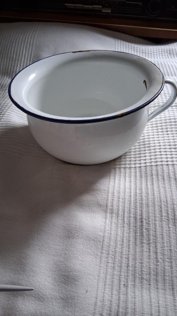 Vintage Emaille Po, Ophalen of Verzenden