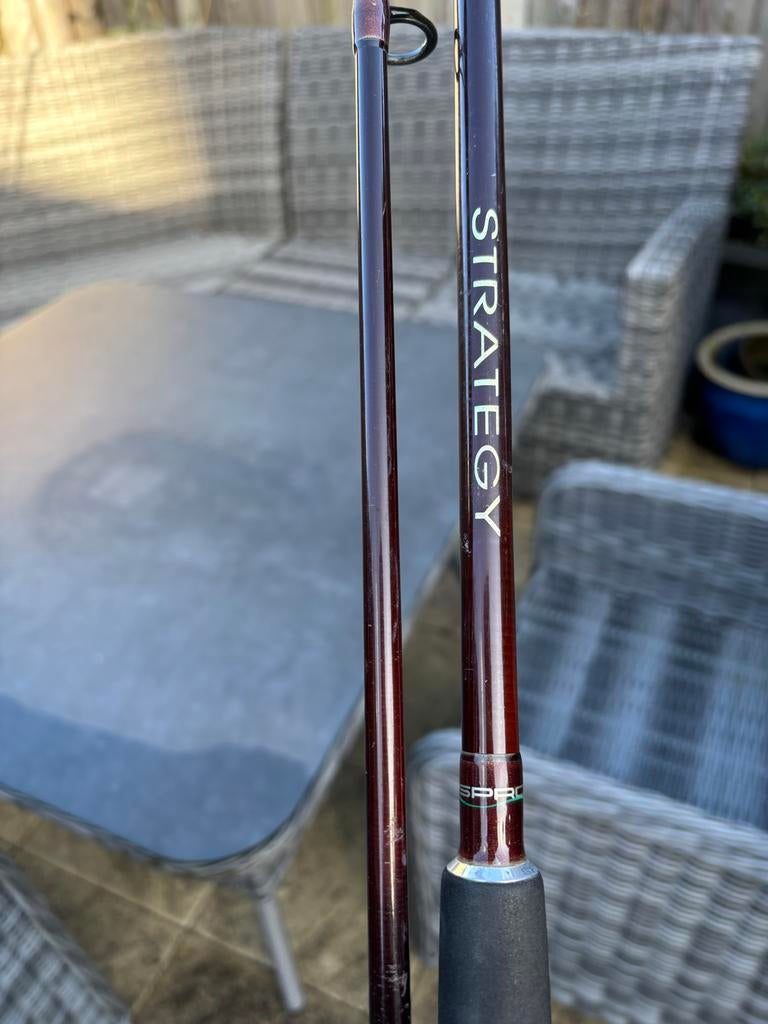 Spro Strategy Hengels - 4 stuks 12ft 2.75lb, Watersport en Boten, Hengelsport | Karpervissen, Ophalen, Gebruikt, Werphengel