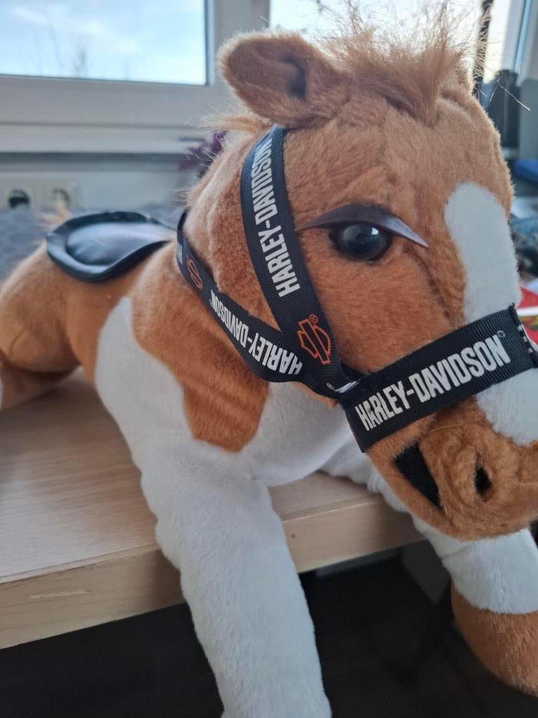 Harley Davidson Knuffel Paard - Z.G.A.N., Kinderen en Baby's, Ophalen of Verzenden