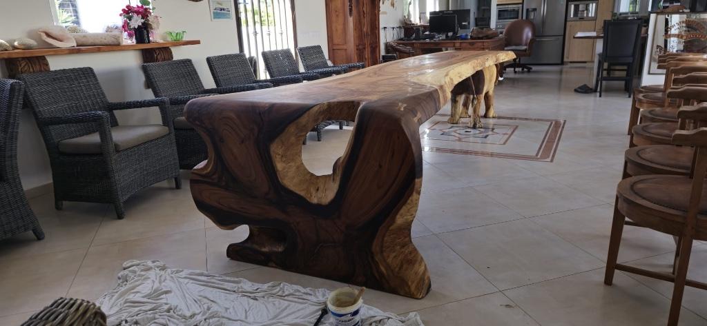 dordrecht hout tuinhout boomstam wandplanken ikea planken, Ophalen, Planken, Nieuw, Hardhout