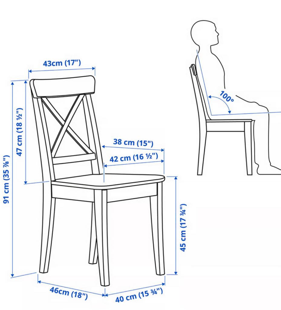 Ikea stoel ingolf, Huis en Inrichting, Nieuw, Ophalen of Verzenden, Ingolf ikea, Hout