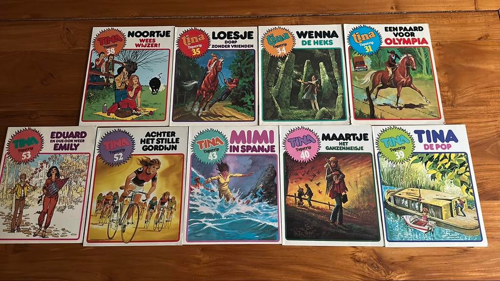 Tina Topstrip Collectie - 9 Strips, Boeken, Meerdere stripboeken, Ophalen, Gelezen