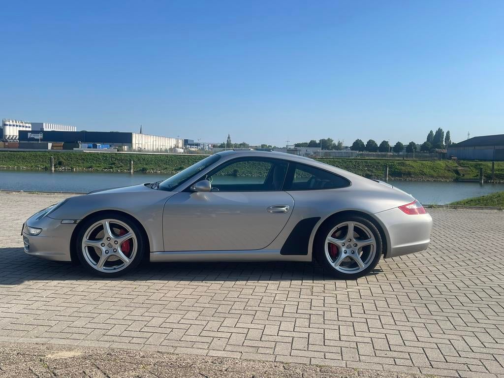 Porsche Carrera S 2006 Grijs. 997, Auto's, Automaat, Zwart, Leder, 3824 cc