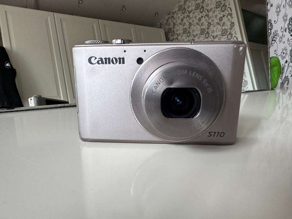Canon S110 Compact Camera met lensfout, Canon, Compact, Ophalen of Verzenden, Niet werkend