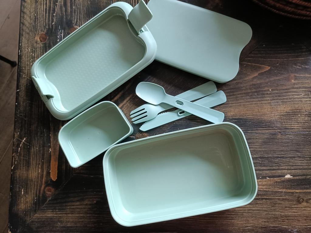 7 delige lunchbox van Curver, Ophalen of Verzenden, Overige materialen, Overige stijlen, Kop(pen) en/of Schotel(s)