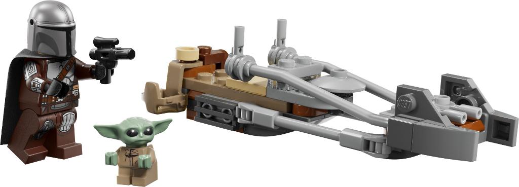 LEGO Star Wars 75436 De Mandalorian en Grogu's Speederbike, Ophalen of Verzenden, Nieuw, Complete set, Lego