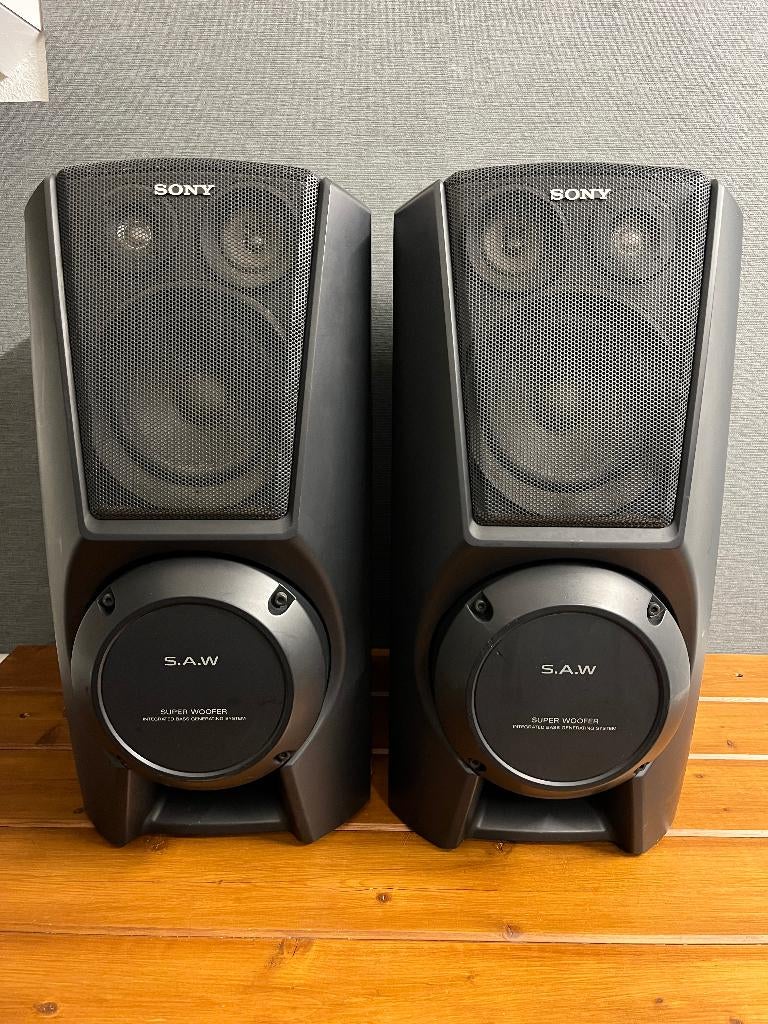 Set Sony SS-XB8AV luidsprekers , boxen . 4 weg S.A.W. woofer, Audio, Tv en Foto, Luidsprekers, Ophalen, Gebruikt, Sony, 120 watt of meer