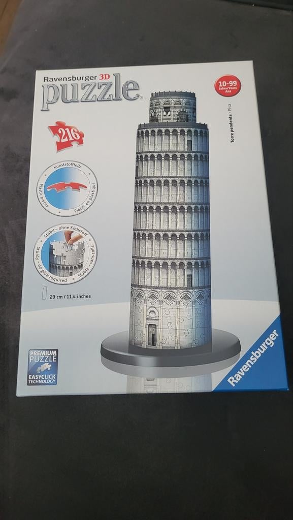 3D Puzzel Toren van Pisa - Ravensburger, Ophalen of Verzenden
