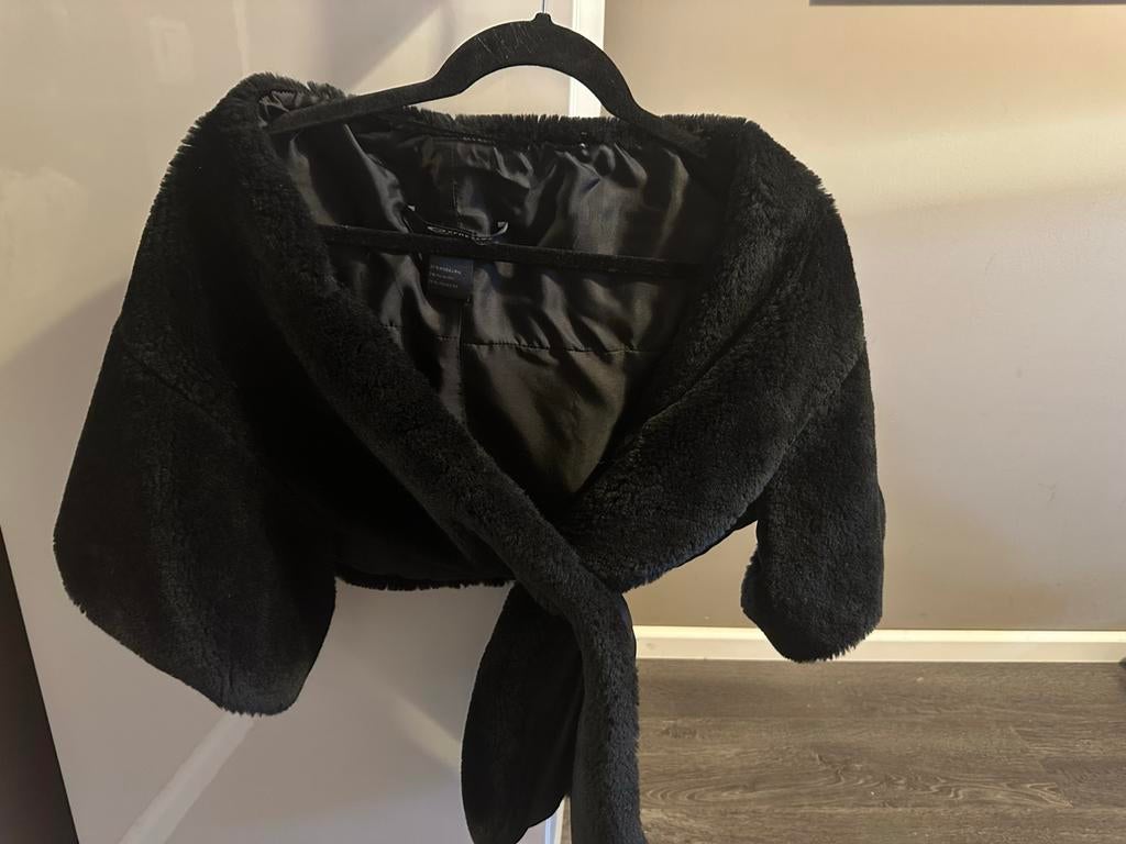 Zwart faux bolero jasje, Ophalen of Verzenden, Zo goed als nieuw, Maat 38/40 (M), Carnaval
