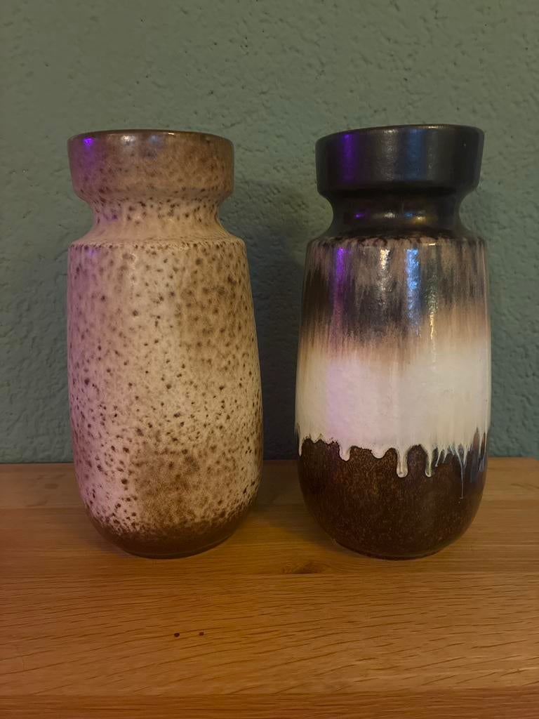 Vintage Scheurich vazen 242-22 West Germany jaren 60, Ophalen of Verzenden