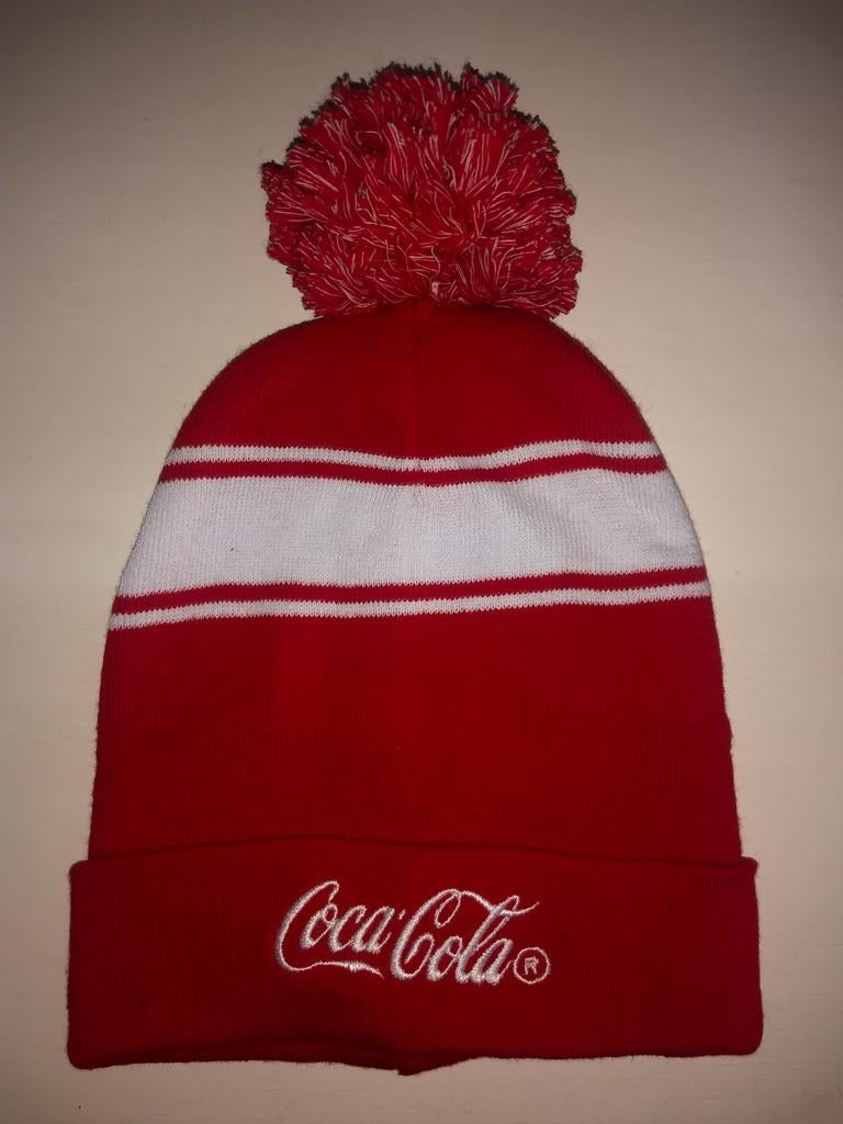 Nieuw Coca-Cola muts met pompon MC Donalds, Hoed, Coca-Cola, Nieuw, One size fits all