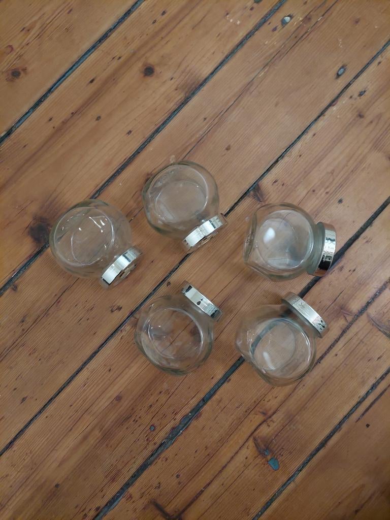 5 IKEA kruidenpotjes / voorraadpotjes, Ophalen of Verzenden, Gebruikt