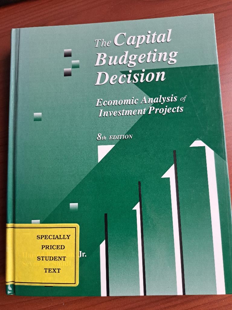 The Capital Budgeting Decision (8th edition), Harold Bierman and Seymour Smidt, Ophalen of Verzenden, Zo goed als nieuw, Economie en Marketing