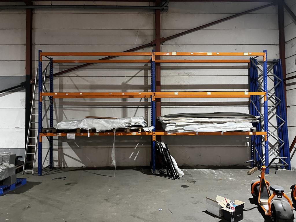 Zware stelling / palletstelling 738x100x404cm stellingrek, Handelsonderneming Hendriksen, Ophalen of Verzenden, Info@stellingopkoper.nl