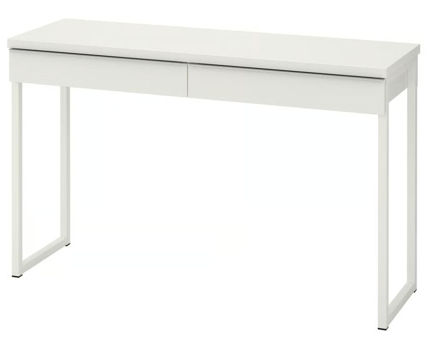 Bureau, hoogglans wit, 120x40 cm, Huis en Inrichting, Bureaus, Zo goed als nieuw, Ophalen
