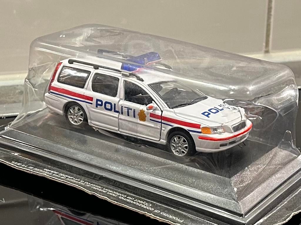 Cararama Hongwell Volvo V70 Politi 1:43 OVP, Ophalen of Verzenden, Zo goed als nieuw, Auto, Overige merken