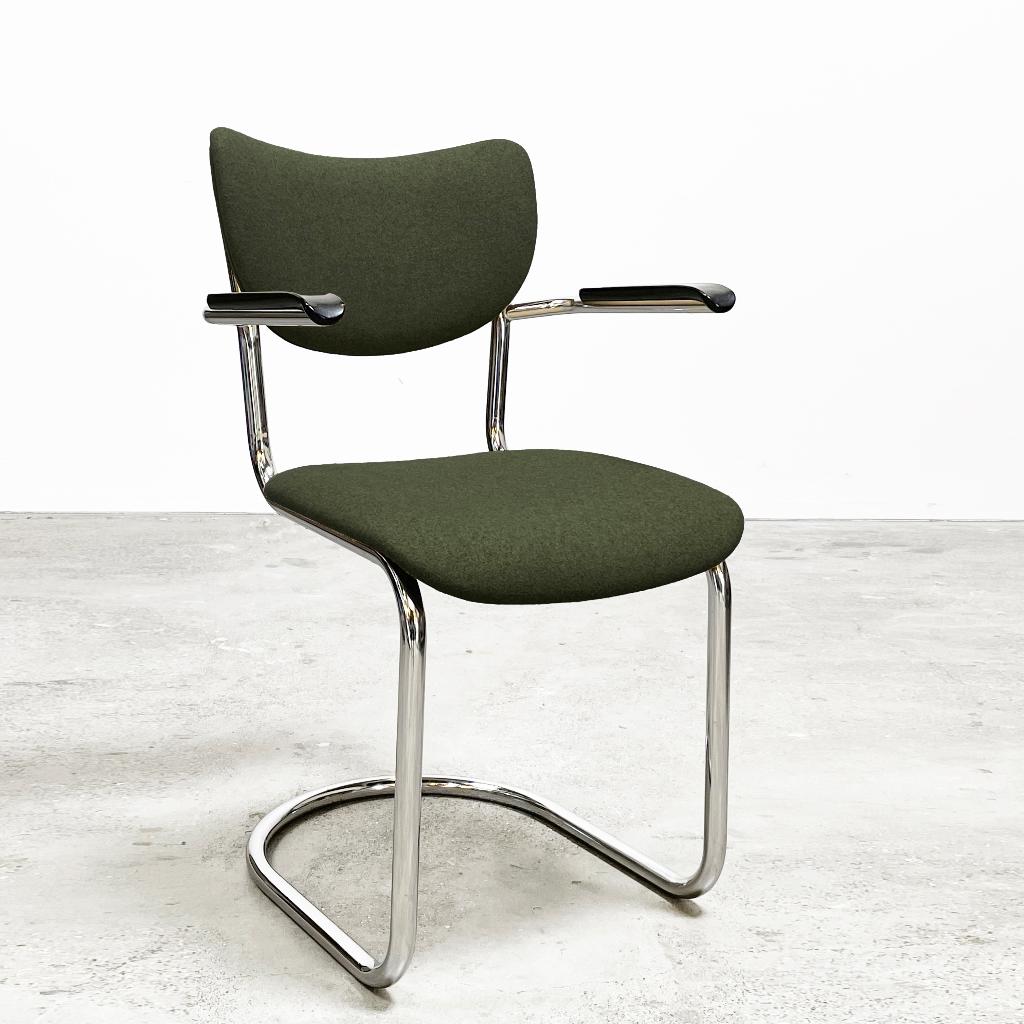 Vintage De Wit buisframe opnieuw bekleed, info >beschrijving, Ophalen, Overige kleuren, The haystack, Leer