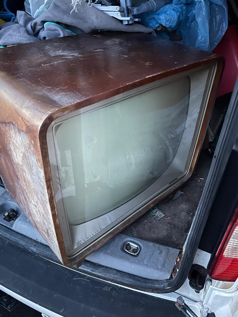 Oud Philips tv, Philips, Gebruikt, 50 Hz, Ophalen of Verzenden
