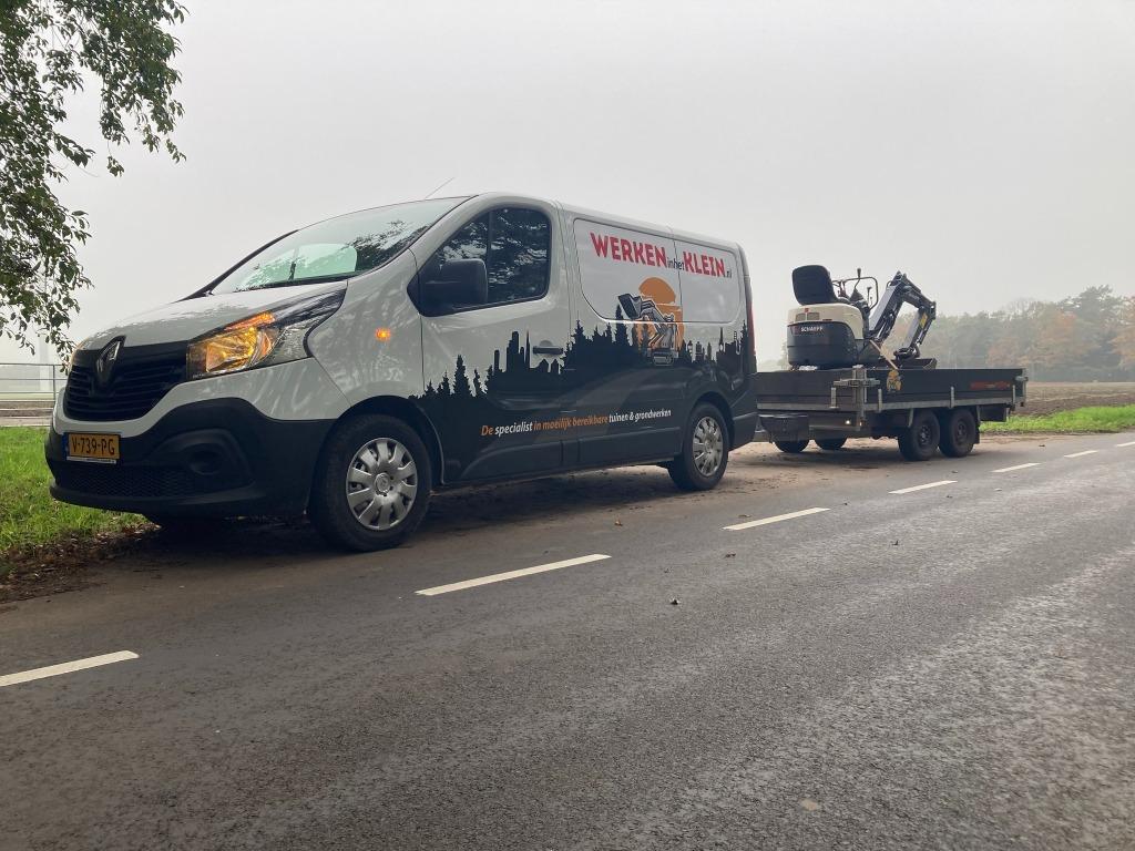 Minigraver en rupsdumper met machinist, Diensten en Vakmensen, Tuinmannen en Stratenmakers, Garantie, Tuinonderhoud of Snoeiwerk