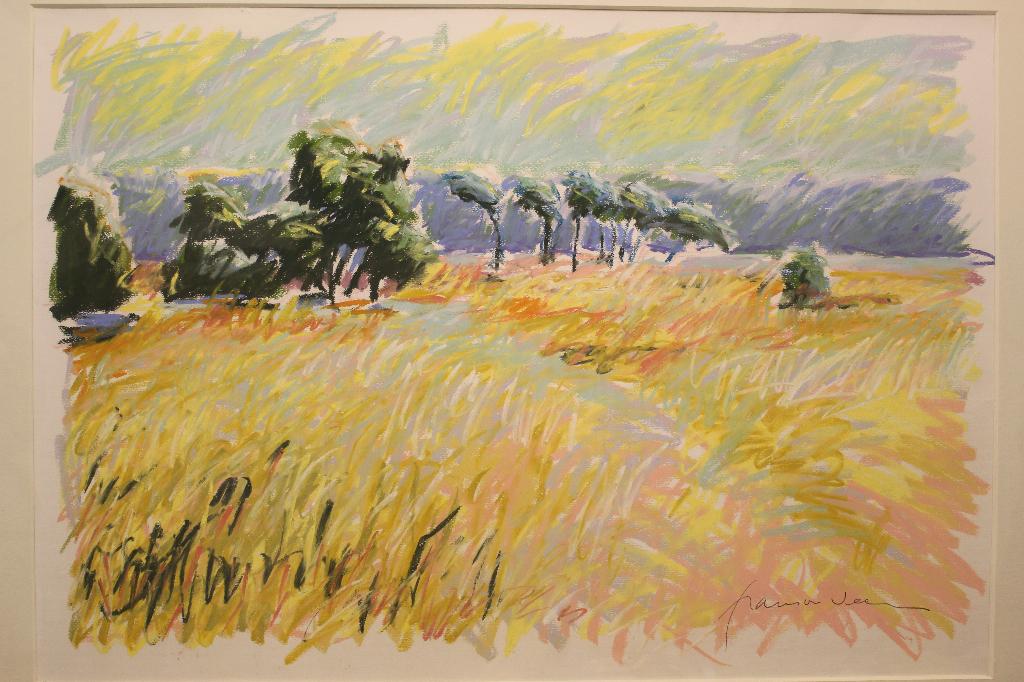 Frans van Veen pastel Pijpestrootje op het Langven 1996, Antiek en Kunst, Kunst | Schilderijen | Klassiek, Ophalen