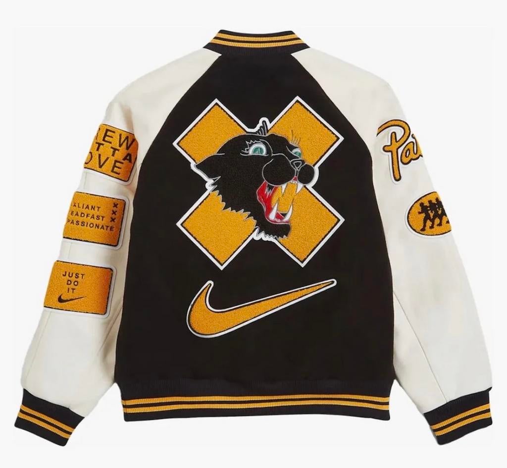 Nike x Patta Running Team Varsity Jacket - Maat L, Ophalen of Verzenden, Zo goed als nieuw, Maat 52/54 (L)