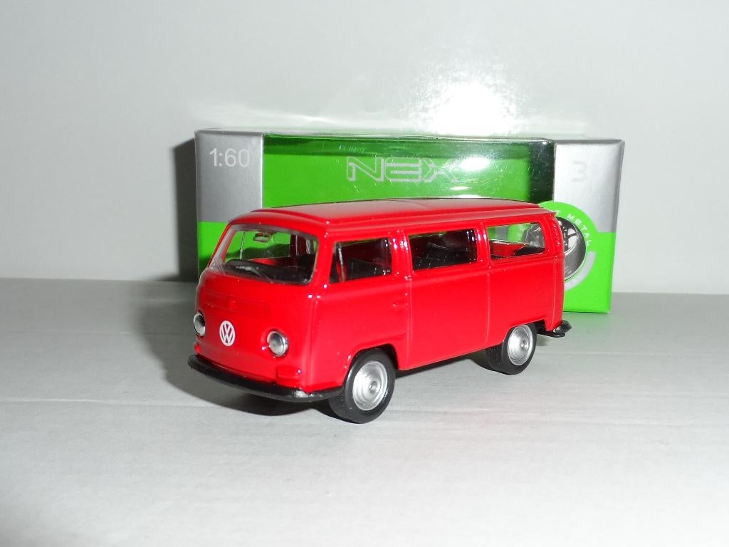 Welly - 1972 Volkswagen T2 Bus - 1:60, Ophalen of Verzenden, Nieuw, Auto