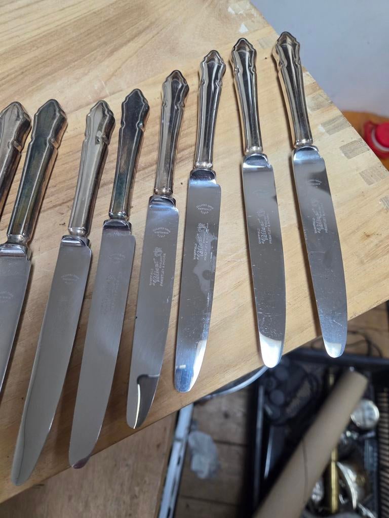 Priestley & Moore Sheffield Valiant Bestekset in Houten Lade, Ophalen of Verzenden