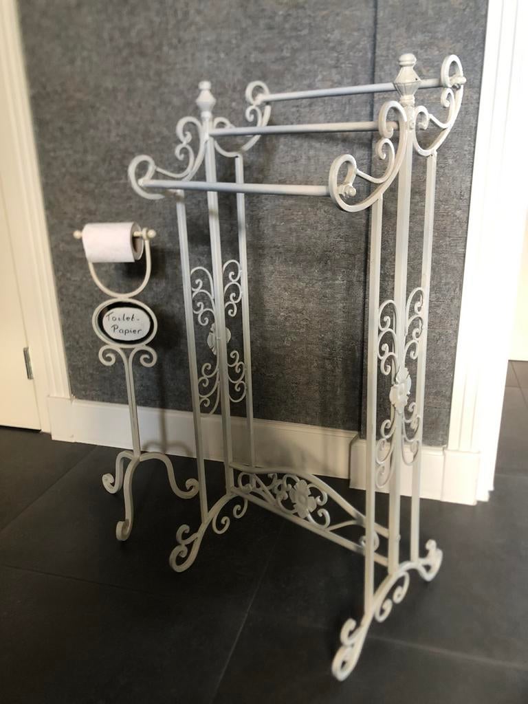 Handdoeken rek en wc rol houder, Ophalen of Verzenden, Gebruikt