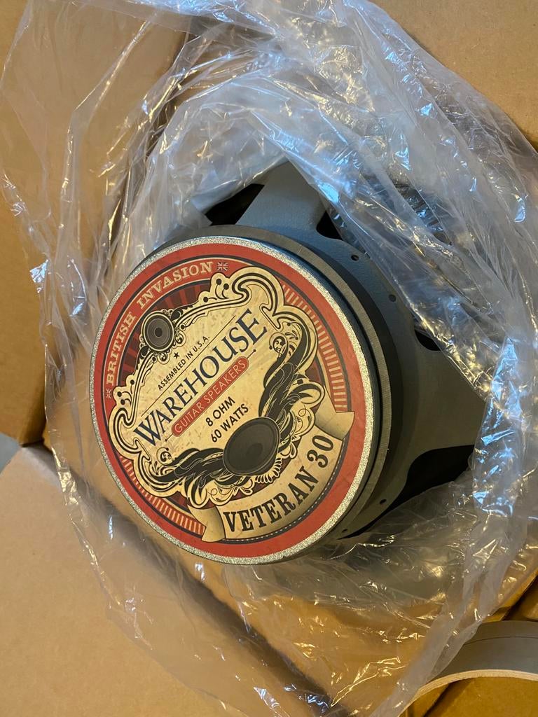 WGS Veteran 30 V30 8ohm speakers gitaarcabinet Celestion V30, Ophalen, Zo goed als nieuw