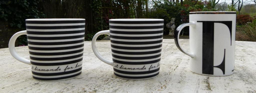 3 x ELLE HOME Mok Eat Diamonds for Breakfest  Shine All Day, Huis en Inrichting, Keuken | Servies, Nieuw, Ophalen of Verzenden