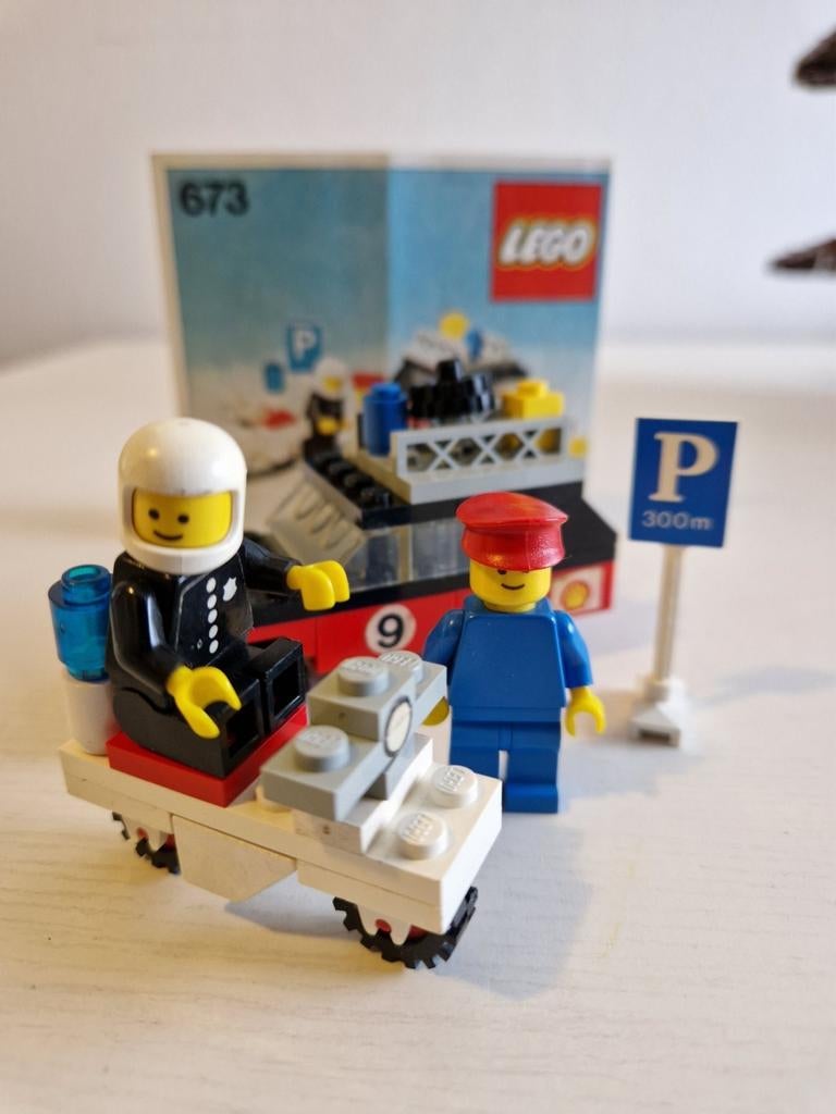 Lego 673 - Rally repair crew, Ophalen of Verzenden, Gebruikt, Complete set, Lego